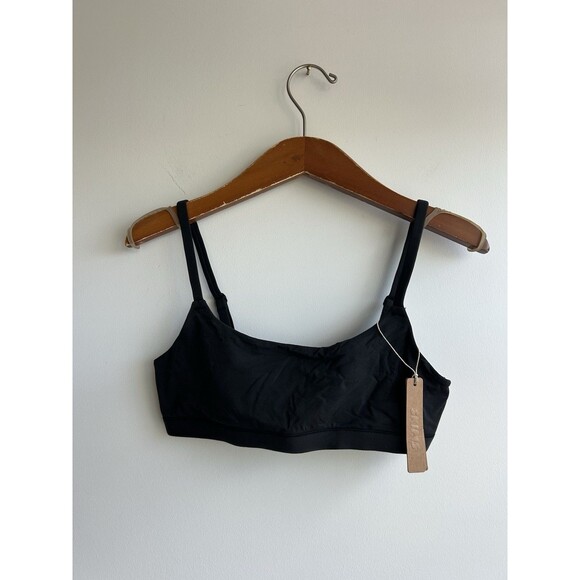 Skims Fits Everybody Scoop Neck Bralette Bra Womens S Onyx BR-SCN-2025 - Picture 1 of 4